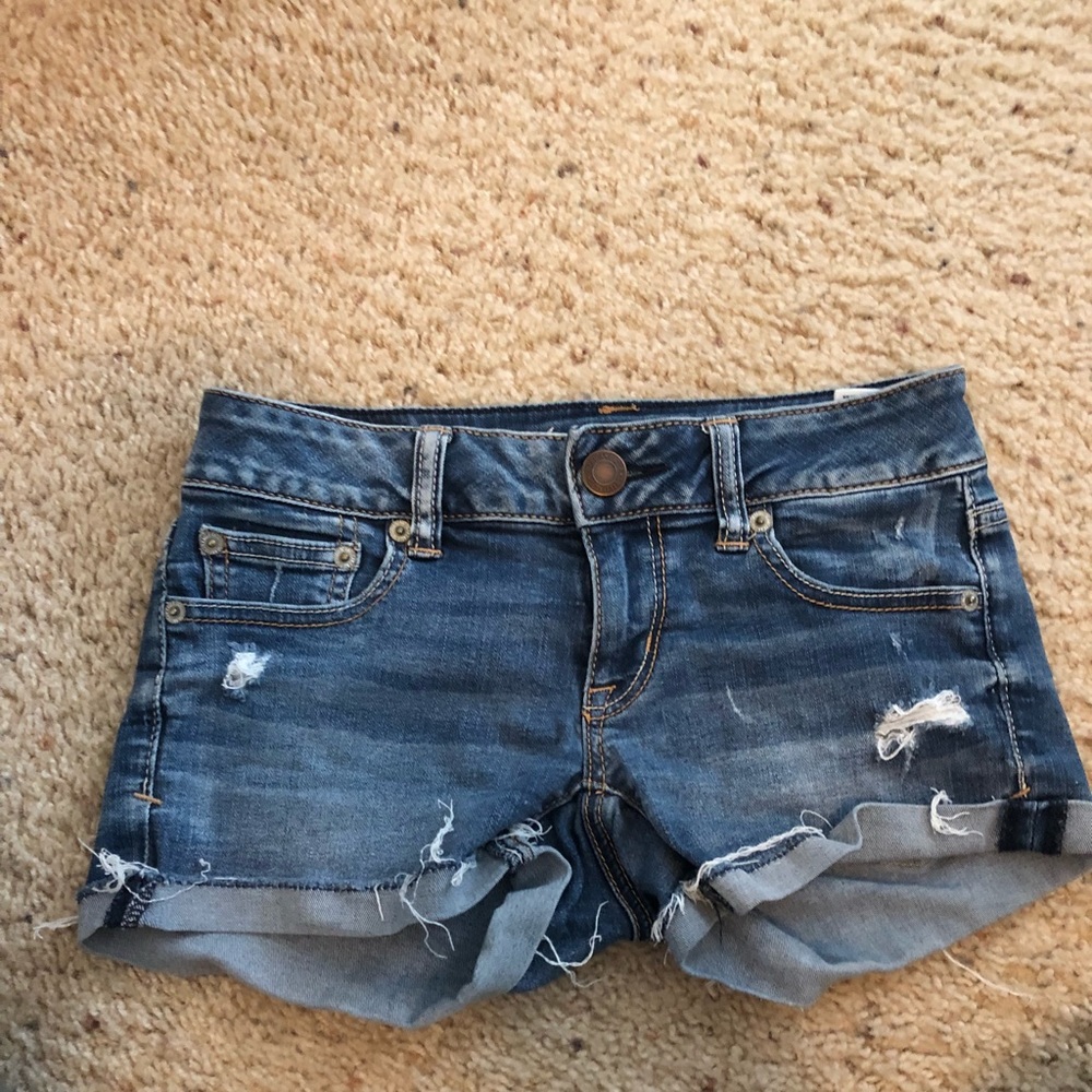 Denim shorts